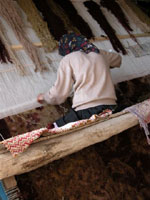 Технологии безворсового, узелкового, тканого изготовления персидских ковров.