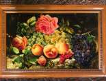 Ковёр-картина 0,40х0,60 Тебриз «Цветы и фрукты» 3.AP