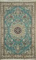 Ковёр 1,19х1,91 Nain 9La Medallion(B) M.MOHAMMADI 231450 450т.уз шерсть+шёлк осн.хл green/beige Иран