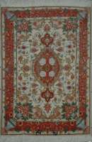 Ковёр 0,60х0,87 Tabriz Medallion BENAM 234943 500000 уз шерсть+шёлк осн. хлопок cream/copper Иран