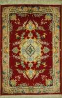 Ковёр 0,60х0,92 Tabriz Medallion BENAM 234938 500000 уз шерсть+шёлк осн. хлопок red/beige Иран