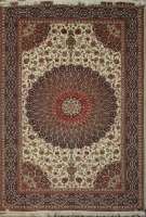 Ковёр 1,73х2,55 Tabriz Gonbad Dargahi MOHAMMADI 237715 500000 уз шерсть+шёлк осн. хлопок cream/d.blu