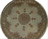 Ковёр 4,45х4,45 Tabriz Medallion SHAHSAVARPOUR 237750 500000 уз шерсть+шёлк осн. шёлк cream/green кр